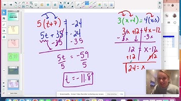 Algebra - Chapter 2 Summative Review Video
