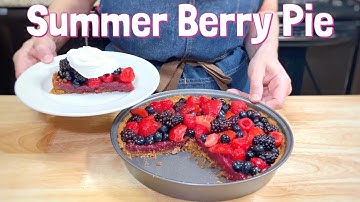 Summer Berry Pie | Easy 4 Fruit Pie You Have To Try!