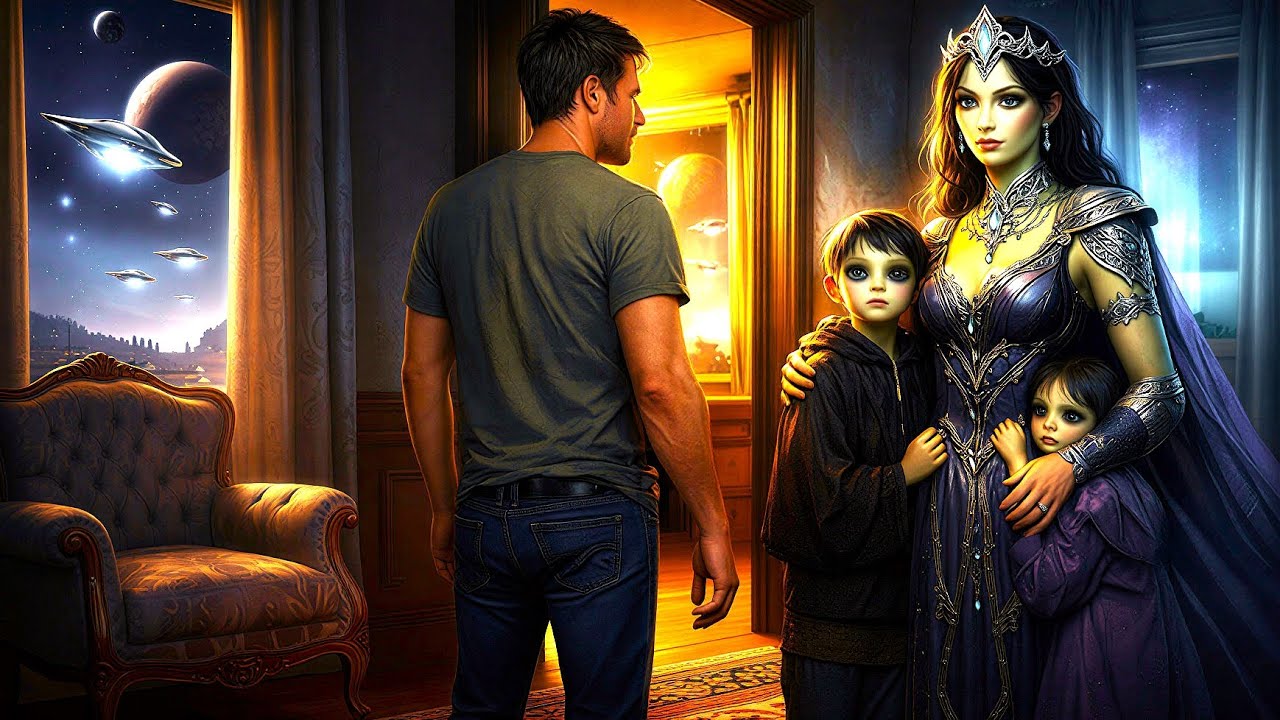 A Man Find an "Alien Widow" with Two Children Living in His Home—His Choice Shocked the Galaxy! HFY