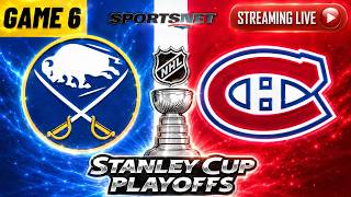 Buffalo Sabres vs Montreal Canadiens Game 6 LIVE STREAM | 2026 NHL Stanley Cup Playoffs Coverage