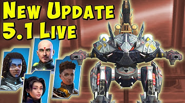 New 5.1 Update LIVE: Pilots, Anti-Control, etc. War Robots Gameplay WR