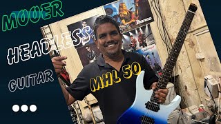 MOOER MHL50 Headless Guitar | clean demo | Pedro Fernandes Goa |  screenshot 2