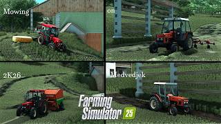 Mowing And Plowing On Medvedjek 2K26 FS25/Medvedjek/8X8 Map