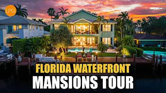 Inside Florida’s Luxury Waterfront Mega Mansions | Millionaire Home Tour