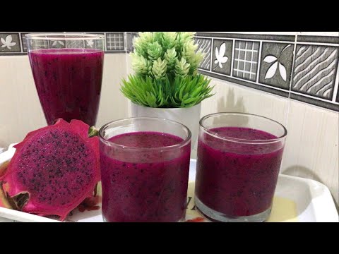 Cara Buat Jus Buah Naga Yang Enak