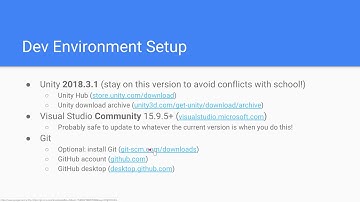 Unity First Person Narrative Tutorial 1 - Dev Environment Setup