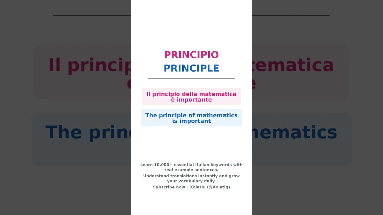 “One Italian Word a Day = Fluency 💯