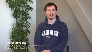 Kyle - Co-Op Success - Computer Systems Technician