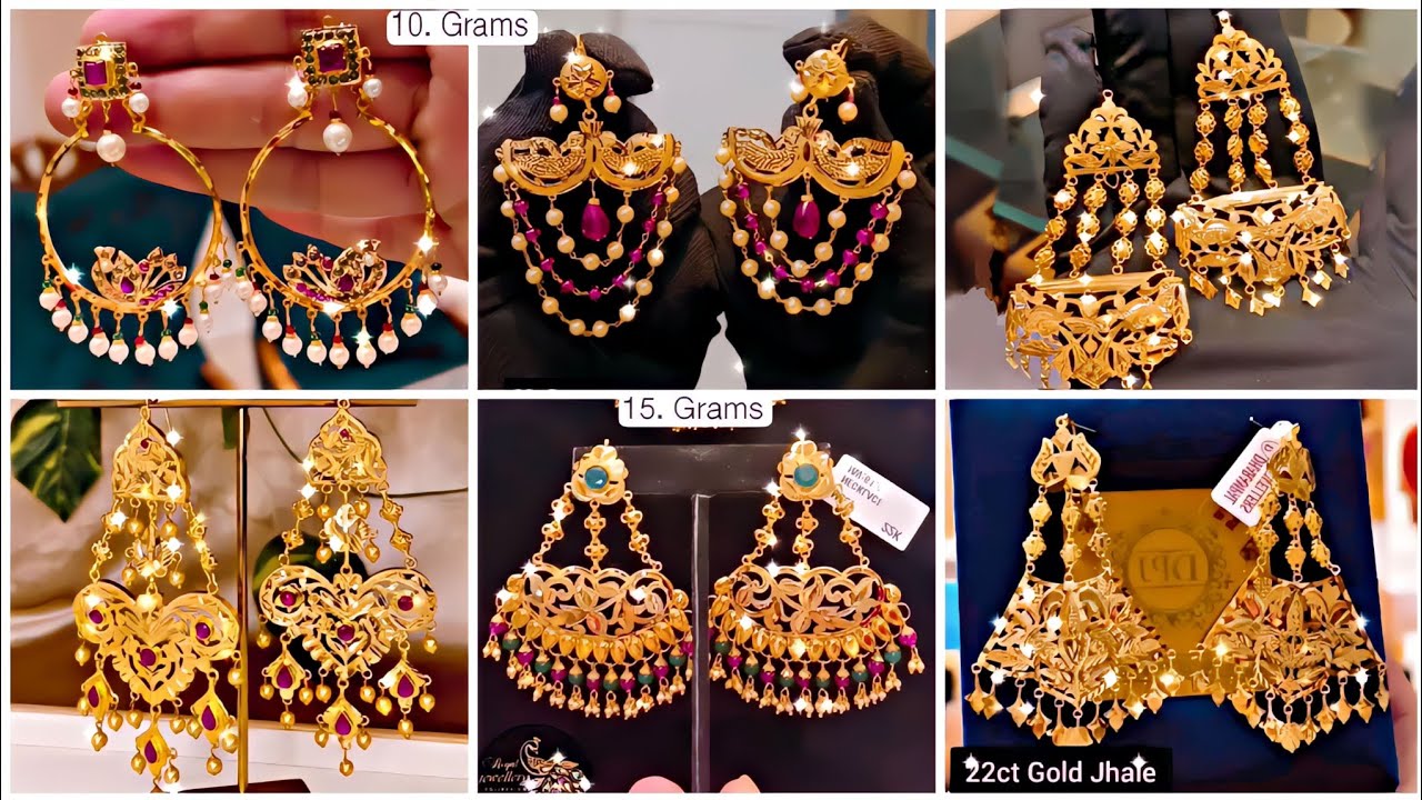 Sone के Jhale | Gold Bali Designs/With Price 2023 |Gold Earrings Design ...