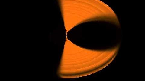 Scanning through velocity channels of a 12CO synthetic observation of a disc