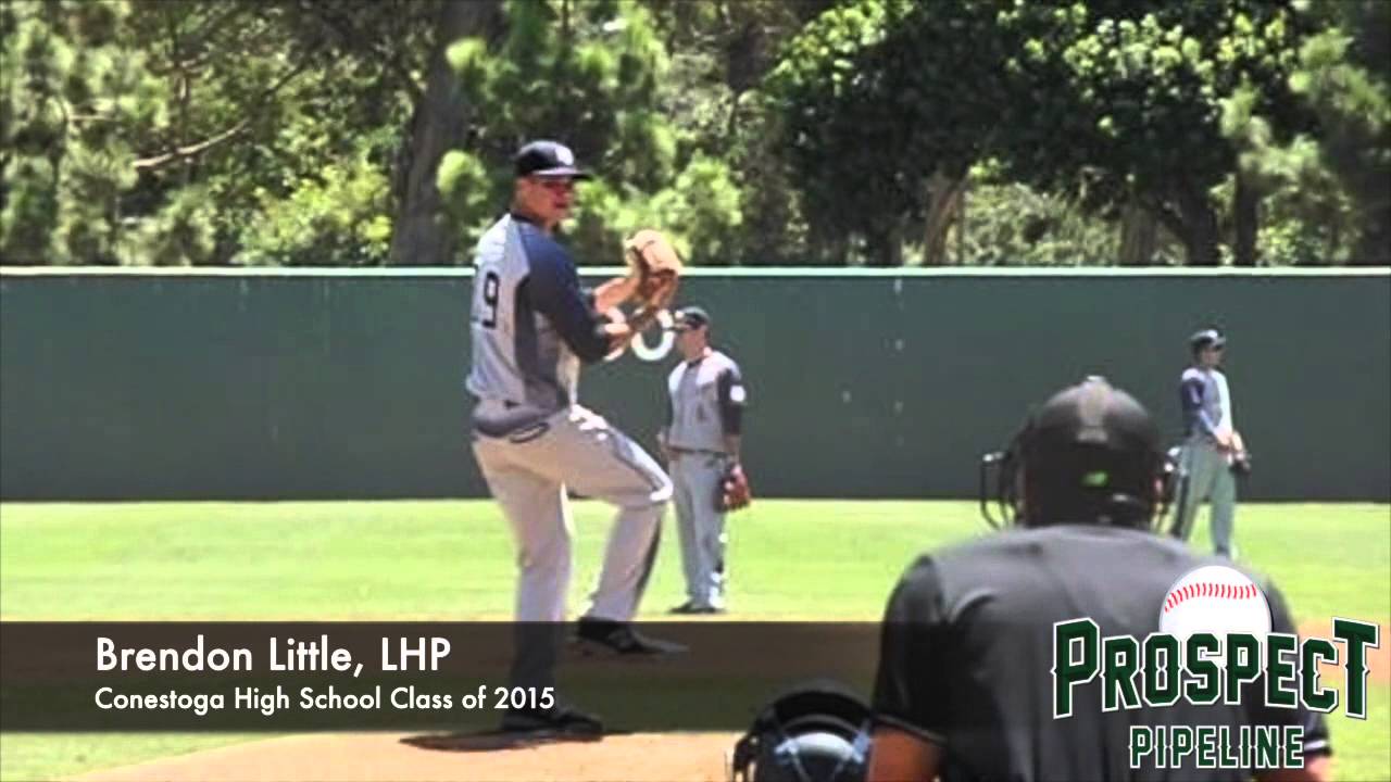 Brendon Little, LHP, Conestoga High School, Pitching Mechanics at 200 fps