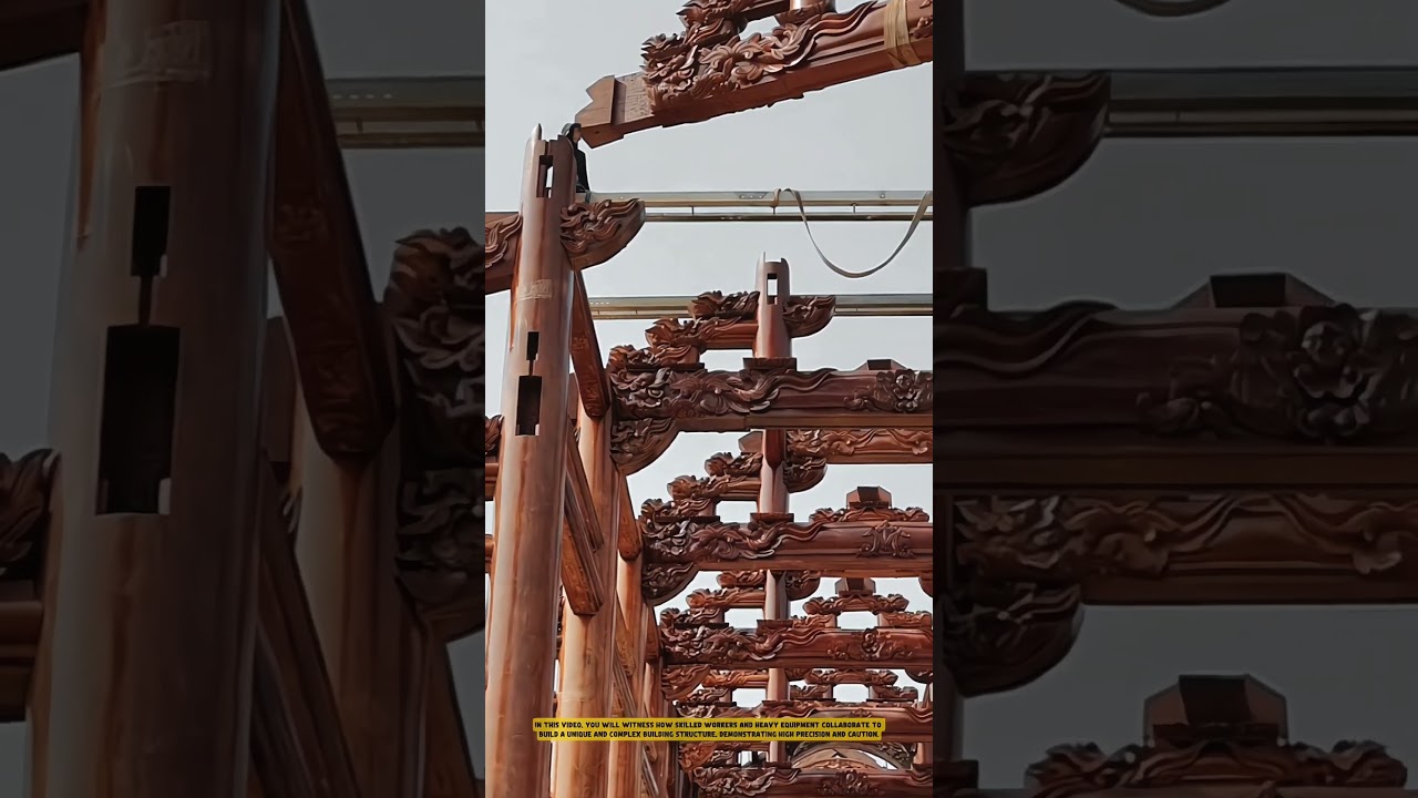 Ancient Construction Techniques Assembling Giant Wooden Structures with Precision Joints