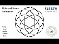 Pinboard Knots – 5L6B Turk’s Head – Animated Tutorial