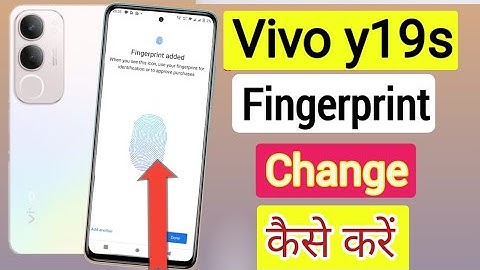 Vivo Y19s  display fingerprint setting/Vivo Y19s  fingerprint screen lock/fingerprint sensor