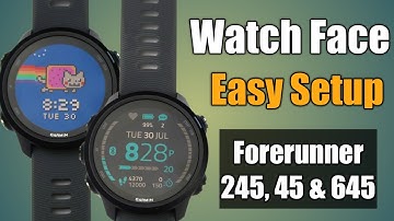 Change Garmin Forerunner Watch Face on 45 245 645 & Fenix 6
