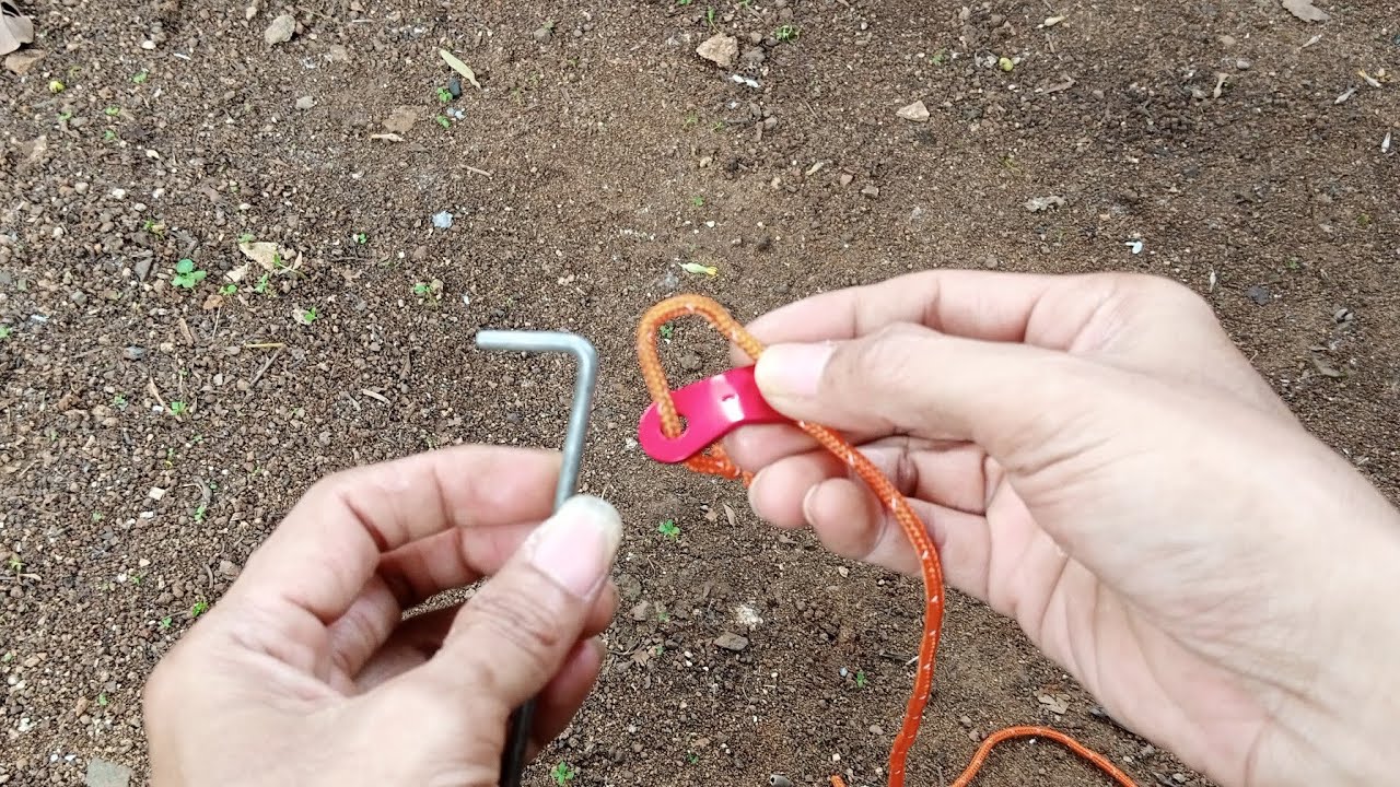 BASE KNOT FOR TENT PEGS YouTube