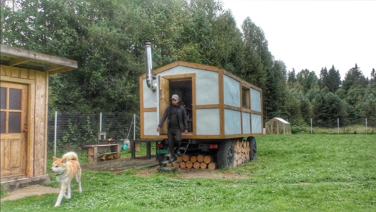 I bought land in the forest. Built a sauna. Got chickens.
