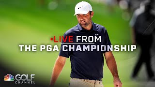 Famous Scottie Scheffler on set: Proud of how I responded | Live From the PGA Championship | Golf Channel Profile