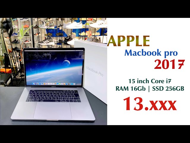 【Đã qua sử dụng】MacBook Pro 2017 15 inch - Core i7 | RAM 16Gb | SSD256 GB - Bạc | JapanSport
