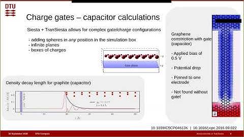 MAX Webinar 2020 - TranSIESTA new functionalities, charge gates: capacitor calculation