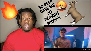 30 Deep Grimeyy Ft. Lil Baby - Loose Screw (Official Music Video) Reaction!!!!!