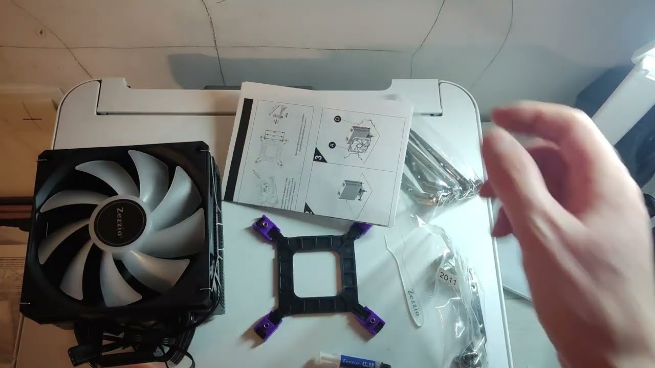 Кулер до процесора Zezzio ZH-500K - YouTube