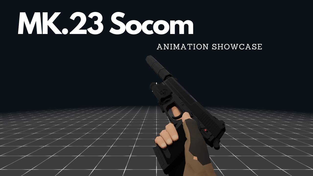 MK 23 Fps View Model Animations Blender || Unity||||MK 23 Socom - YouTube