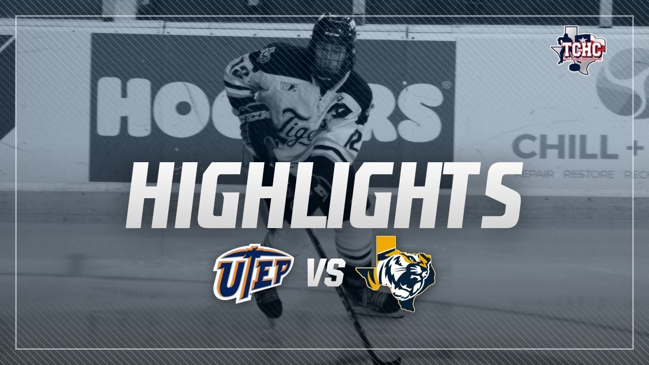 ETBU_Hockey Highlights vs. Texas El Paso (January 1516, 2020) YouTube