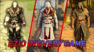Evolution of Ezio Auditore Outfit in Every Assassin's Creed