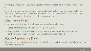 Resolving the undefined method 