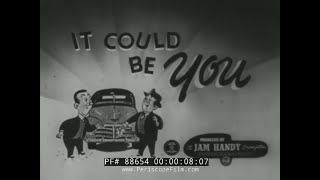 1949 CHEVROLET DEALER FILM “IT COULD BE YOU” POSTWAR AUTO SHORTAGE   GENERAL MOTORS  88654