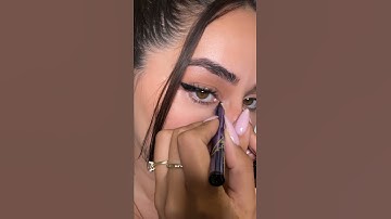 Inner eyeliner hack! #makeup #makeupartist #makeuplook #eyeliner #eyelinerhack #liner #beautytips