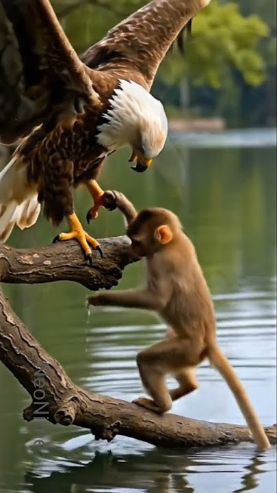 the savior eagle #animals #funny #shorts