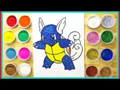 TÔ MÀU TRANH CÁT POKEMON KAMEIL - Sand Painting Toys: Kameil Pokemon. 324.