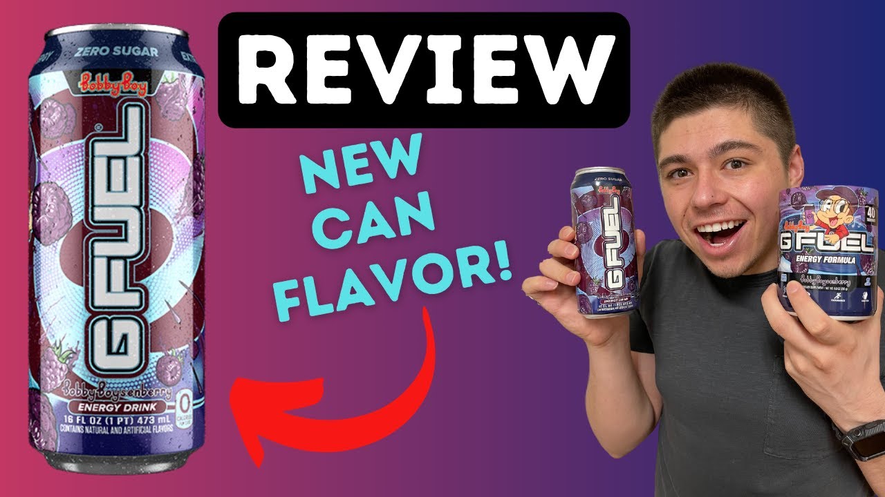 NEW Bobby Boysenberry GFUEL Can REVIEW! YouTube