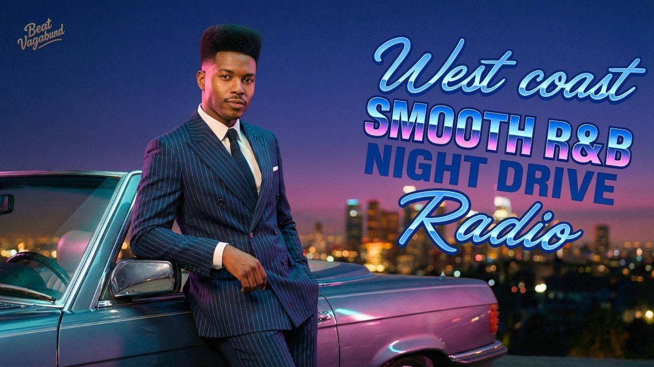 🌙 West Coast Smooth R&B Night Drive – Soulful 80s Vibes & Chill Late-Night Grooves