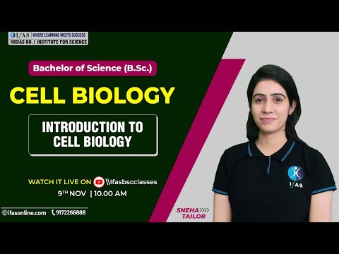 FREE LIVE LECTURE SERIES B.Sc. Classes | Cell Biology | INTRODUCTION TO CELL BIOLOGY