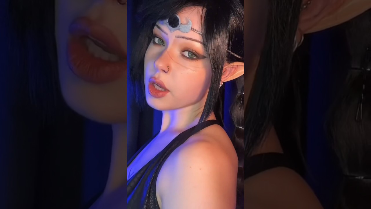 Shadowheart 🖤 #cosplay #makeup #videogames #baldursgate3 #shadowheart