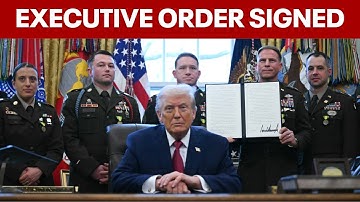 RAW VIDEO: Trump signs EO declaring fentanyl a 
