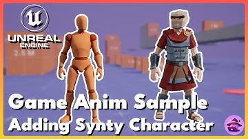 Game Anim Sample - Adding Synty Character