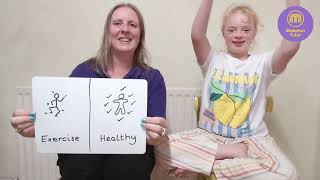 Makaton Signs - Exercise Healthy