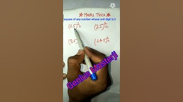 square of any number whose unit digit is 5 | square short trick | #shorts | #mathshorts