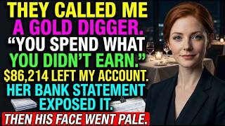 MY HUSBAND’S FAMILY CALLED ME A GOLD DIGGER — THEN THEIR BANK STATEMENTS EXPOSED WHO USED ME