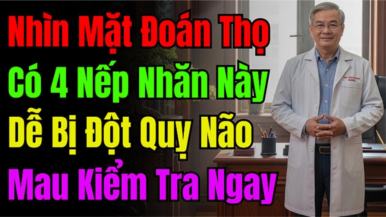 Soi Gương Ngay! 4 Nếp Nhăn Cảnh Báo Đột Quỵ, Loại 1 Tăng Nguy Cơ Tử Vong Gấp 10 Lần Chớ Lơ Là.