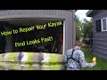 How to Repair Your Kayak, Tips and Tricks to Finding and Fixing Leaks!  (Plastiwelding)