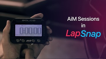 AiM SOLO 2 and MyChron 5s sessions to LapSnap App  - Tutorial 3