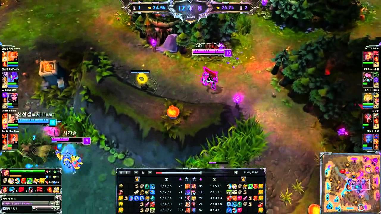 LOLFaker Katarina VS CJ GankedByMom LeBlanc, KR SoloQ Highlight