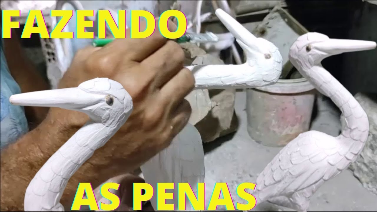 219-COMO FAZER AS PENAS DA GARÇA PASSO A PASSO ( PARTE 5 FINAL )