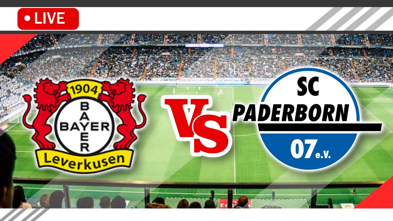 🔴Bayer Leverkusen vs SC Paderborn 07 LIVE Match Score Streaming Full HD