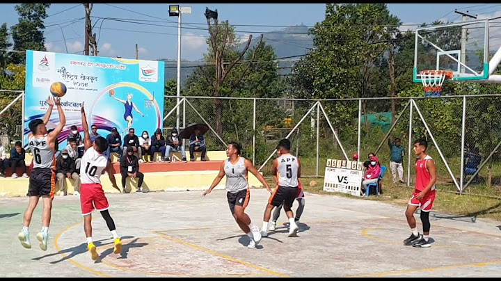 Nepal A.P.F Club Vs. Gandaki Province | Final | National Games 2079 | Men's 3x3 Basketball
